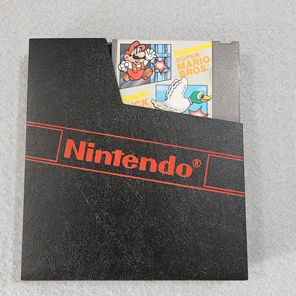 Super Mario Bros, Duck Hunt, World Class Track Meet Nintendo NES Game - Untested